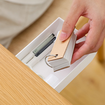 책상용서랍 회사책상꾸미기 문구함 미니서랍함 학용품정리 사무실아이템 데스크 접착식 부착, 부착형 미니서랍(그레이)