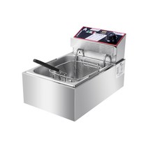 전기 튀김기 대용량 대형 10L 다기능 식당용 업소용, 13L /과열보호/큰바구니/타이밍핸들/분리기