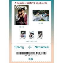 NetJames STARRY Starlight 일러스트 잡지 커버 Flower Blooming 소형 카드세트 태국 드라마 침대 친구 2, 01A