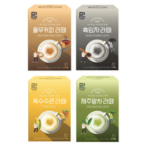 녹차원 프리미엄 라떼 4종세트(율무 흑임자 옥수수 제주말차) 10T(180g) 각1개씩 총4개