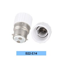 전등 소켓 램프베이스 변환 e27 ~ e14 램프 홀더 eu 어댑터 mr16 gu10 g9 b22 e12 내화, 01 B22 TO E14
