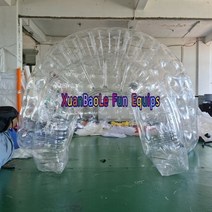에어로그 공기주입식 팝업 에어텐트미니 풍선 led 라이트 바 부스 텐트 이글루 투명 버블 돔 텐트 무역 박람회 디스플레이, 주황색