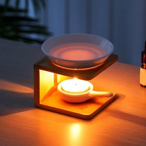 오일버너 아로마오일램프 프래그런스오일명상 홈 요가에 대한 세라믹 에센셜 오일 버너 Tealight 캔들 홀더, 한개옵션0