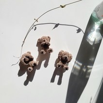 곰돌이 테디베어 차량용 석고방향제 친구선물 새차선물 답례품, 기쁘다곰, 가든파티