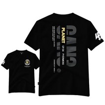 간쓰리 M~3XL 스페이스구퍼 반팔티