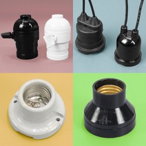전구 램프 소켓 방수소켓 리셉터클 E26 E39, 1개