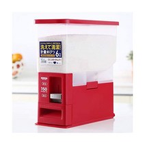 라이스 디스펜서 Container 시리얼 Bean 스토리지 Bin 키친 오거나이저 곡물가루 Sealed 박스 Each Dispensing 150gram(1 컵)-12kgs 26.5