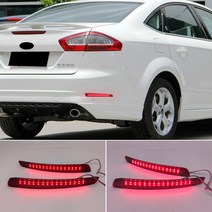 2PCS 포드 Mondeo 퓨전 4 2011 2012 2013 LED 리어 범퍼 리플렉터 브레이크 라이트 테일 경고등