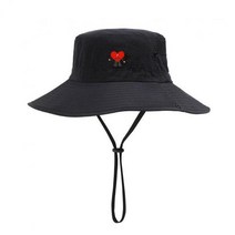 부니햇 등산 낚시 모자, 검은색, 56-58cm