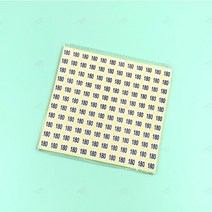 아동 숫자 사이즈 원형 스티커 의류 옷 치수 크기 표시 라벨 쇼핑몰 도매상가 15장/묶음 180