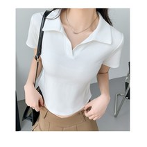 여성 여름새디자인 슬림반팔티