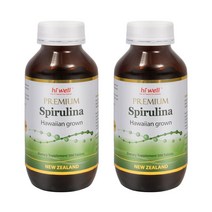 hi well Premium Spirulina Hawaiian 하이웰 뉴질랜드 프리미엄 하와이안 스피루리나 500정 2팩