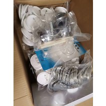 뱃지 제작 기계 굿즈 메이커 프레스기, 소모품 100세트(패치+브로치+플라스틱필름)
