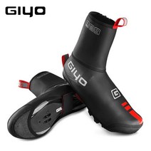 고어텍스스패츠 GIYO-방수 산악 자전거 신발 커버 겨울 열 오버슈즈 MTB 사이클링 부츠 로드 스포츠, XXL, 01 Black_05 XXL