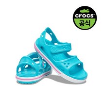 크록스 공식 키즈 CROCBAND II SANDAL PS AQUA 21SKSD14854