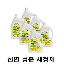 천연세정성분 국내생산 식탁세정제 2.5L X 2개, 6개