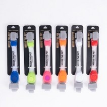 니즈더펫 강아지 커스텀 LED 밴드 외출 산책, 선택:주황