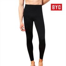 BYC 남성 주니어 기모 내의 스판 타이즈