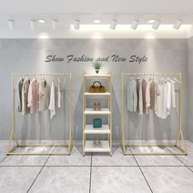 연예인 의류매장 행거 디스플레이 옷걸이 선반, 120X40X170