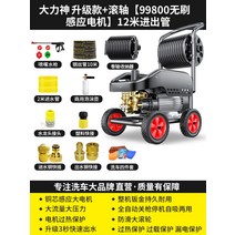 고압세차기 고압세척기 세차건 검은 고양이 세인트 일반 자동차 세탁기 가정용 220V 물총 워터 펌프 브러시 유물 강력한 바닥 잡아, 14. Daliwang 업그레이드 모델 + 롤러 [99