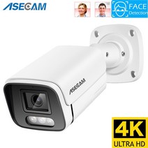 씨씨티비 8mp 4k ip 카메라 야외 ai 얼굴 감지 h.265 onvif 총알 야간, 8MP POE AI 카메라, 3.6mm