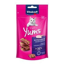 희동이네 고양이 습식 간식 비타크래프트 캣얌 40g x 9개 치킨캣그라스 연어 택1 고단백 영양만점 부드러운 질감 무설탕 간식, 골든레드피쉬