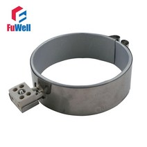 전기히터 난로 소모품 교체 95*55mm 220V 490W 운모 밴드 히터 사출 기계용 스테인레스 스틸 발열체, 02 220V