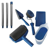 6PCS DIY 페인트 롤러 브러시 다기능 핸들 벽화 롤, GD12451 페인트롤러세트, 6개