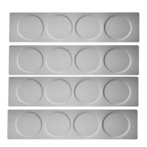 수납턴테이블 회전양념통 네틱 스파이스 항아리 랙 스테인레스 스틸 월 플레이트 베이스 틴용 벽걸이, 한개옵션1, 01 Silver