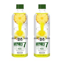 참존식품 파인애플7베이스 835ml, 2개