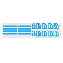 자동차 윈도우 스위치 루미너스 스티커 현대 호환 Creta I10 I20 I30 IX35 IX45 Tucson Elantra Solaris accent용, [01] 파란, 01 파란