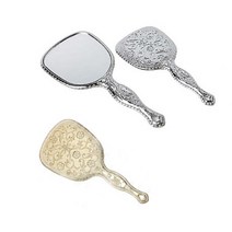 벨 휴대 휴대용 손거울 사각 거울선물 미니 미니거울(소), 골드