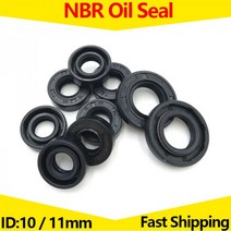 NBR 프레임 워크 오일 씰 5 개 ID 10mm 11mm 430mm 두께 410mm 니트릴 부타디엔 고무 개스킷 씰링 링, 15 10X18X8 5Pcs