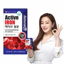 네추럴라이즈 액티브 철분 100캡슐 [100일분], 단품, 1개