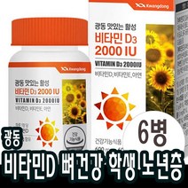 2개월분x6개 비타민D3 비타민E 아연 씹어먹는 비타디 츄어블 젤리 임산부 중학생 고등학생 영양제