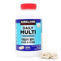커클랜드시그니춰 데일리 멀티비타민1 515mg x 500정, 상세페이지 참조, 상세페이지 참조