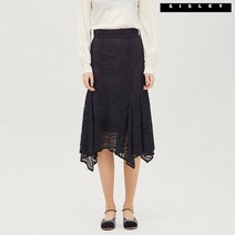 시슬리 컷아웃 레이스 스커트 SASK03111 BK