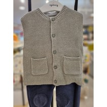 아가방[동아쇼핑점] 봄이월할인상품 신생아 남아 여아 공용 조끼 /간절기템 실내에서나 외출시가볍고 따뜻하게 입힐수있는 니트조끼 귀여운 곰돌이 외출복 등원복 윌리니트조끼