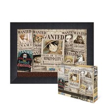 퍼즐피플 원피스 직소퍼즐 1000 2000피스, 뉴현상수배 V2 1000피스 액자포함(우드블랙), 1000피스