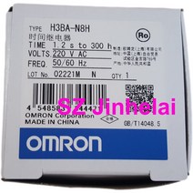 OMRON H3BA-N8H AC220V 본격적인 원래 시간 릴레이 220VAC 전자 디지털 타이머 제어, 한개옵션0