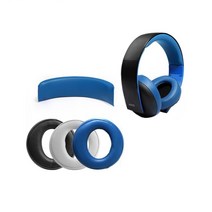 CECHYA-0083 PS3 PS4 7.1 골드헤드셋 전용 이어패드 헤드쿠션, 이어블루 헤드블루