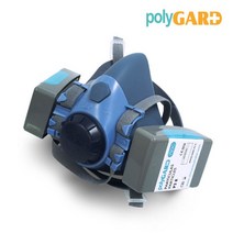 polyGARD 폴리가드 방독면 방독마스크 방진마스크 반면형 면체 7500 S M L사이즈 (3M 7502)