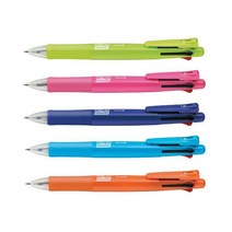 HBR721338제브라 F 클립온 멀티 볼펜, 핑크