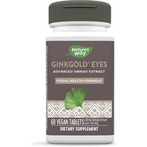 네이쳐스웨이 징크골드 아이즈 루테인 20mg 비건 타블렛, 60정, 1개