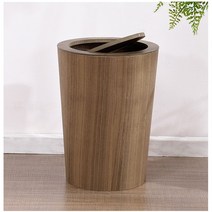 [모숭상]모던 심플 우드 원형 나무 휴지통, B타입 - 999개 남음