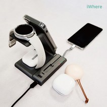 초고속 무선충전기 워치 에어팟 충전 거치대 탁상용, 애플워치_IQW-6100