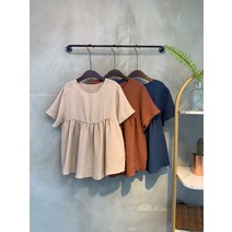 씨샵인더룸 / 클라라 라운드넥 라인 반팔 블라우스 3color
