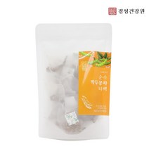 국내산 작두콩차 티백 30T 볶은 건 생 말린 작두콩 열매 씨앗 도두어린꼬투리 물대용 몸에좋은 건강차 경성건강원 파우치, 60개입