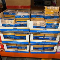 코스트코 커클랜드 마일드체다치즈 907g 파랑, 아이스팩 포장, 1개