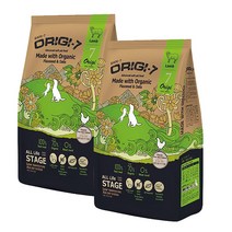 오리지7 유기농 사료 양고기 2kg X 2포 소프트 오가닉 바우와우 강아지 반려견 애견